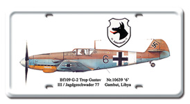 G-2 TROP GUSTAV LICENSE PLATE