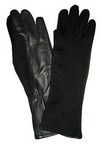 NELSON FLIGHT  GLOVES - BLACK