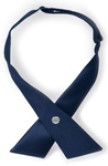 WOMENS CROSSOVER TIE-NAVY