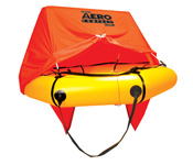 REVERE AERO COMPACT LIFE RAFT 4 PERSON W/ CANOPY & DELUXE KIT
