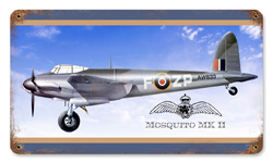MOSQUITO VINTAGE METAL SIGN