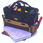 CUSTOM LEATHERCRAFT TOOL BAGS - 14 POCKET TRAYTOTE BAG