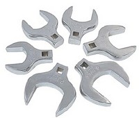 SUNEX 6 PIECE JUMBO METRIC CROWFOOT WRENCH SET  