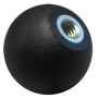 1-1/4 INCH POLYPROPYLINE BLACK KNOB