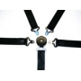 RV-10 FRONT SEATBELT CROTCH GRAY & BLACK