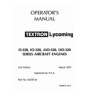 LYCOMING  OPERATORS MANUAL