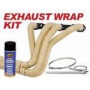 EXHAUST WRAP KIT 2 INCH BLACK 2 ROLLS