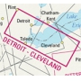 DETROIT - CLEVELAND VFR+GPS AREA CHART 