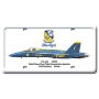 F/A-18A LICENSE PLATE