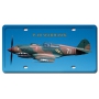 P-40 WARHAWK LICENSE PLATE