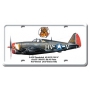 P-47D THUNDERBOLT LICENSE PLATE