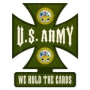 ARMY IRON CROSS METAL SIGN