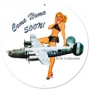 B-24 COME HOME SOON ROUND METAL SIGN