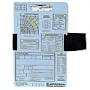 JEPPESEN VFR CLIPBOARD ONLY WITH STRAP
