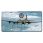 B-17 FLYING FORTRESS LICENSE PLATE