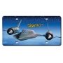 BLACKBIRD SR-71 LICENSE PLATE