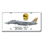 F-14D SUPER TOMCAT LICENSE PLATE