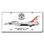 F-16A FIGHTING FALCON LICENSE PLATE