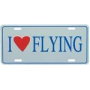 I LOVE FLYING LICENSE PLATE