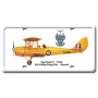 TIGER MOTH T2 LICENSE PLATE