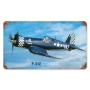 F4U CORSAIR VINTAGE METAL SIGN