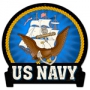 NAVY METAL SIGN