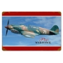 P-40 WARHAWK VINTAGE METAL SIGN