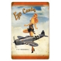 P-47 EYE CANDY VINTAGE METAL SIGN