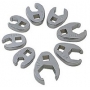 SUNEX 8 PIECE FLARE NUT CROWFOOT WRENCH SET  