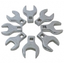 SUNEX 8 PIECE JUMBO METRIC STRAIGHT CROWFOOT WRENCH SET  