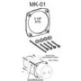 INSTRUMENT MOUNTING KIT 3-1/8 INCH STANDARD