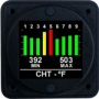 AEROSPACE LOGIC 200 - NINE CYLINDER CHT INSTRUMENT