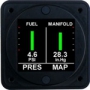 AEROSPACE LOGIC FUEL  & MANIFOLD PRESSURE INSTRUMENT