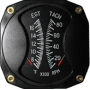 FALCON GAUGE DUAL 3-1/8 EGT/TACH GAUGE 700-1700°F/0-8000rpm