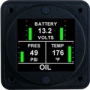 AEROSPACE LOGIC - OIL PRESSURE & TEMPERATURE WITH VOLTMETER