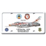 F-100D SUPER SABRE LICENSE PLATE