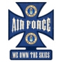 AIR FORCE IRON CROSS VINTAGE METAL SIGN