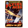 FLYING ACES VINTAGE METAL SIGN