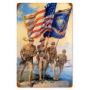 MARINE COLOR GUARD VINTAGE METAL SIGN