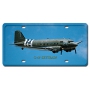 C-47 SKYTRAIN LICENSE PLATE