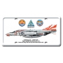 F-4B PHANTOM II LICENSE PLATE