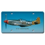 P-51 MUSTANG LICENSE PLATE