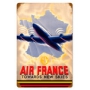 AIR FRANCE VINTAGE METAL SIGN