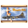 MEMPHIS BELLE VINTAGE METAL SIGN