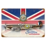 SPITFIRE UNION JACK VINTAGE METAL SIGN