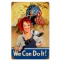 WE CAN DO IT VINTAGE METAL SIGN