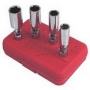 4 PIECE 3/8 INCH DRIVE UNIVERSAL SPARK PLUG SOCKET SET