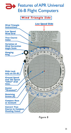 APR E6B4 ALUM SLIDE COMPUTER