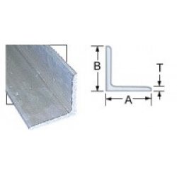 6061T6 Angle 4X4X1/4 - 2 Foot
