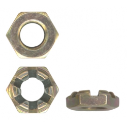 MS17826-5 CASTELLATED NYLON INSERTED HEX NUT